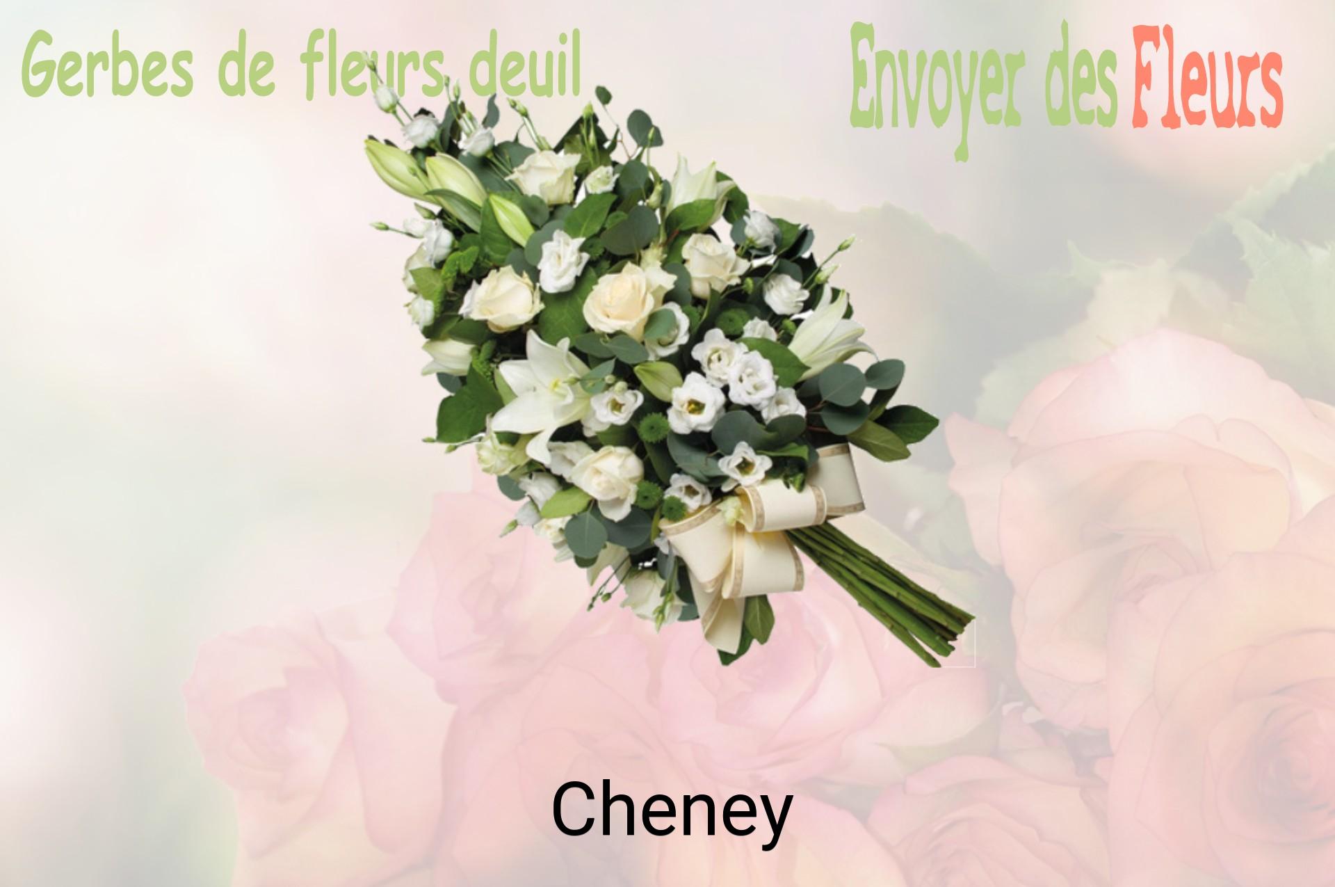 Gerbe de fleurs de deuil livrée à Cheney